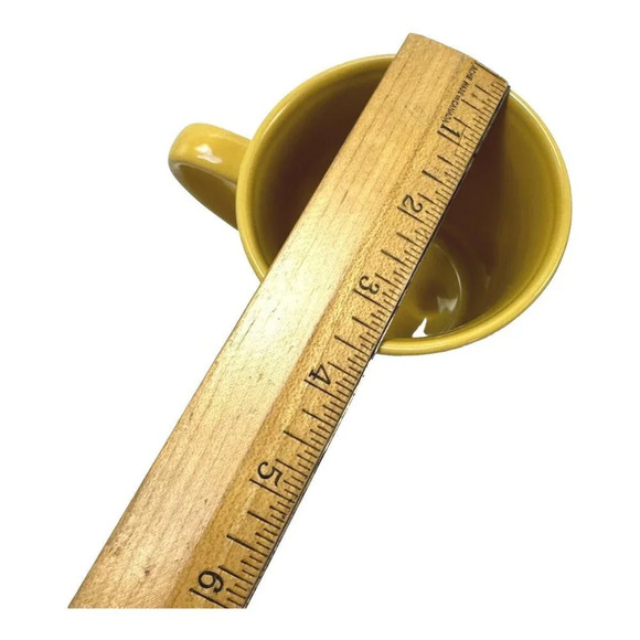 TenderFlake Mugs Lot 2 Gold Yellow Pastry Baking Lard Canada Coffee - Picture 7 of 7